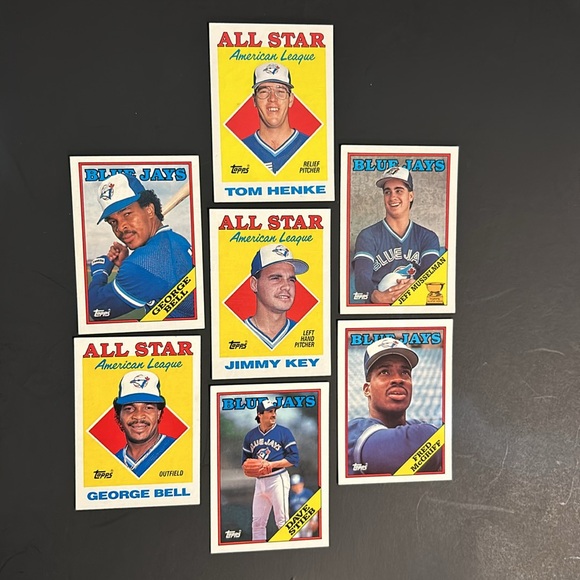 ⚾️Toronto Blue Jays 1988 TOPPS Chewing Gum 32 Card Set (Baseball) - Picture 3 of 7